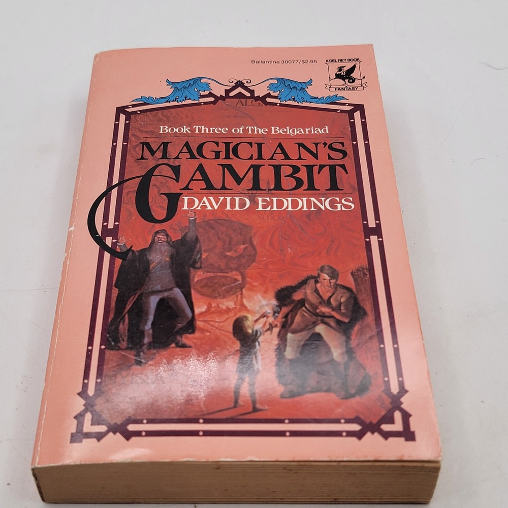 David Eddings Magician's Gambit Paperback First Edition Belgariad Book 3 Good